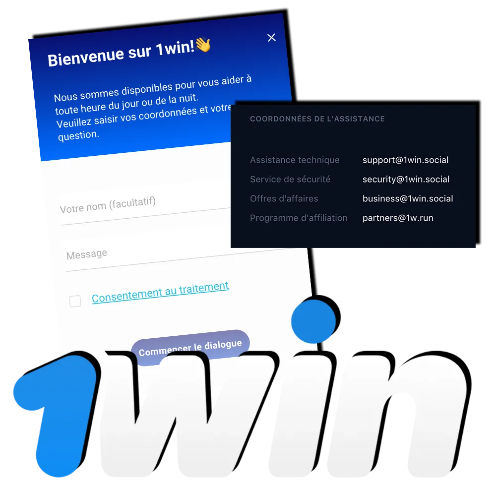 Contactez l’assistance 1Win pour toute aide ou question.