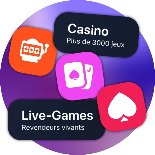 1Win vous propose un large choix de jeux de casino.