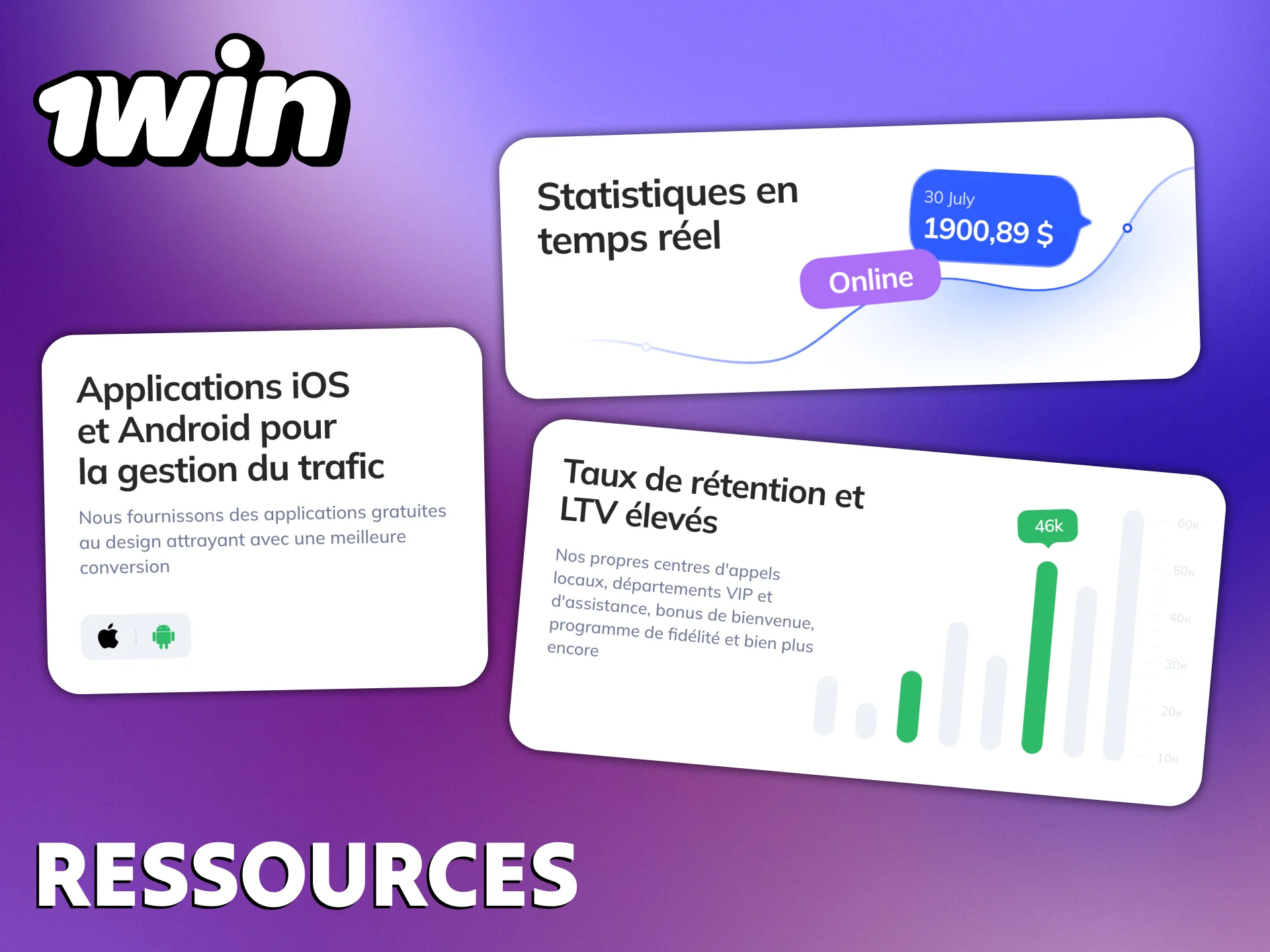 1Win met à votre disposition une large gamme d'outils.
