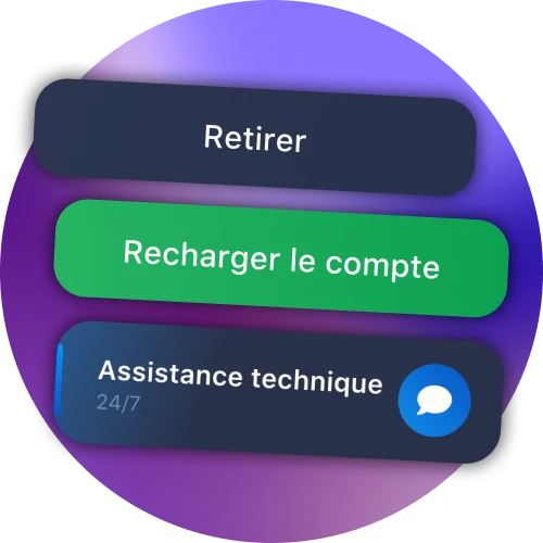 Les paiements sont disponibles à partir de l'application 1Win.