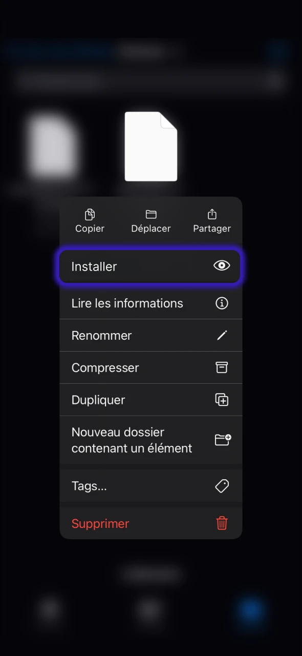 Suivez les instructions et terminez l'installation de 1Win.