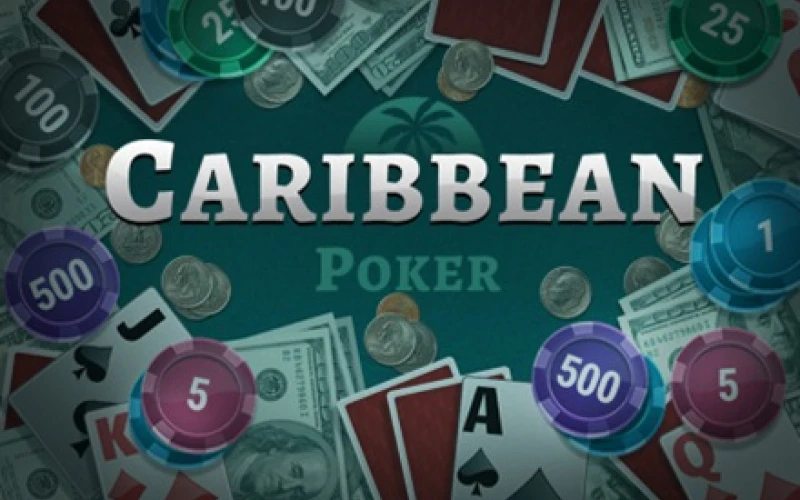 Tentez votre chance au jeu de poker 1Win Caribbean Stud.