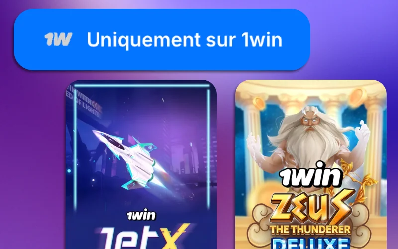 Rejoignez 1Win et découvrez ses jeux exclusifs aux mécaniques inédites.